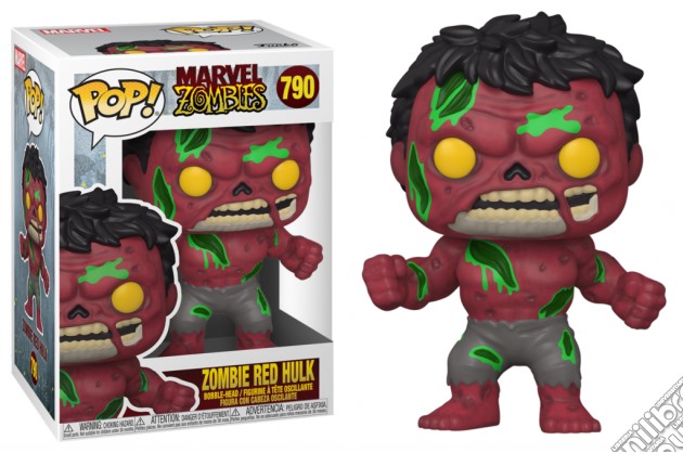 Figure POP! Marvel Zombies- Red Hulk gioco di FIGU