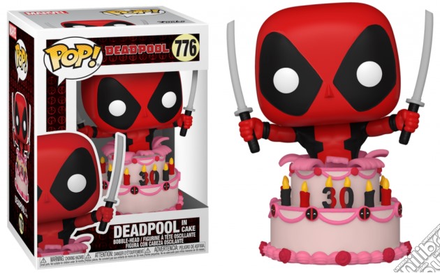 Figure POP! Deadpool 30th Deadpool Cake gioco di FIGU