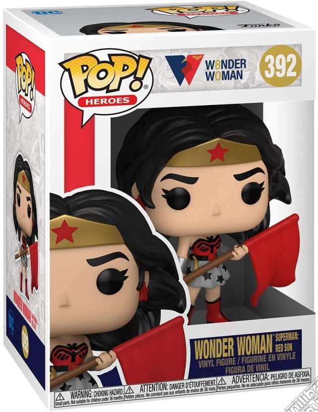 Dc Comics: Funko Pop! Heroes - Wonder Woman - Wonder Woman Superman: Red Son (Vinyl Figure 392) gioco di FIGU