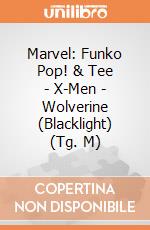 Marvel: Funko Pop! & Tee - X-Men - Wolverine (Blacklight) (Tg. M) gioco di FUTS