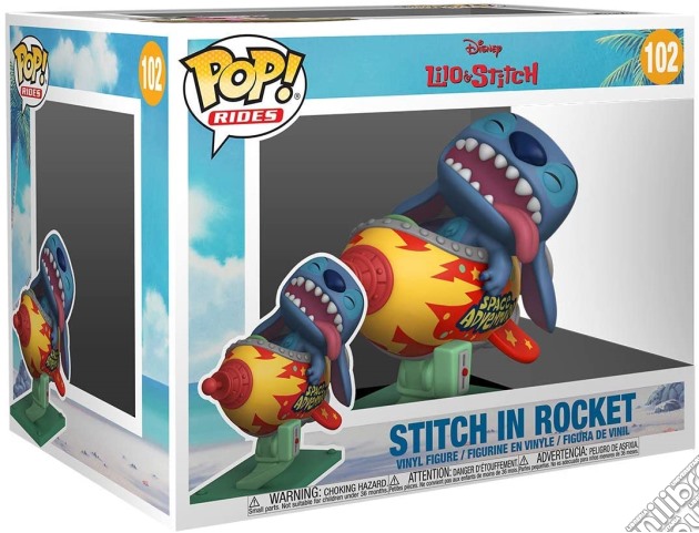 Disney: Funko Pop! Rides - Lilo & Stitch - Stitch In Rocket (Vinyl Figure 102) gioco di FIGU