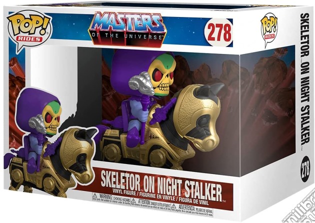 Figure POP! MOTU Skeletor w/NightStalker gioco di FIGU