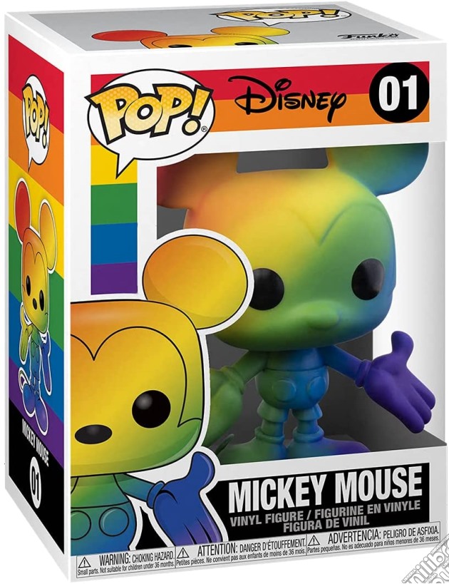 Disney: Funko Pop! - Pride - Mickey Mouse (Vinyl Figure 01) gioco di FIGU