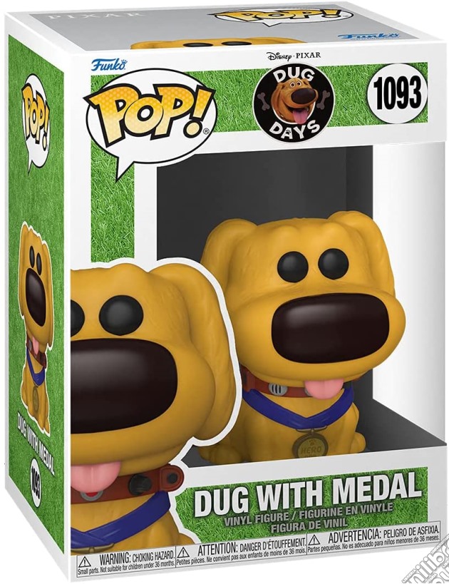 Disney: Funko Pop! - Dug Days - Dug With Medal (Vinyl Figure 1093) gioco di FIGU
