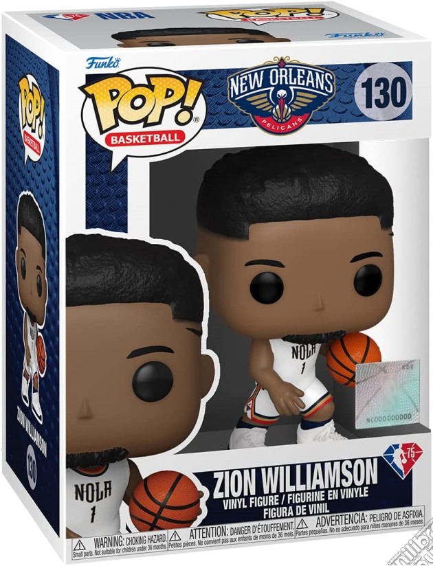 FUNKO POP NBA Pelicans Williamson 130 gioco di FIGU