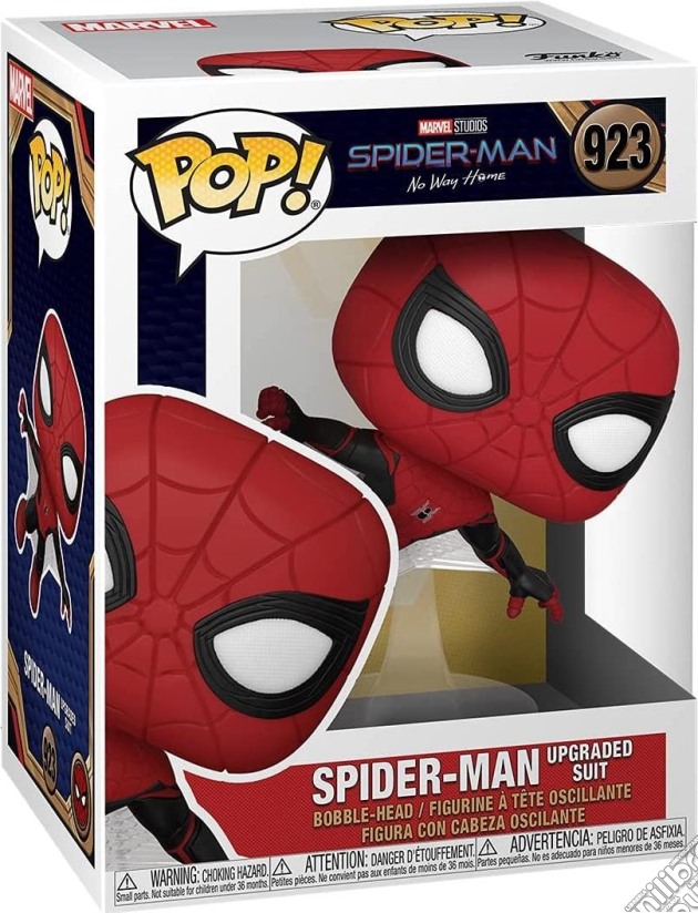 Marvel: Funko Pop! - Spider-Man: No Way Home - Spider-Man Upgraded Suit (Vinyl Figure 923) gioco di FIGU