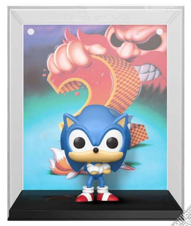Sonic The Hedgehog: Funko Pop! Game Cover - 01 Sonic 9Cm gioco di FUPS