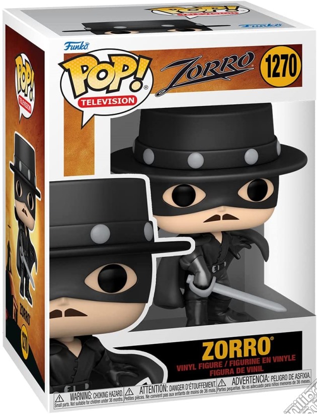 Zorro: Funko Pop! Television - Zorro (Vinyl Figure 1270) gioco di FUPC