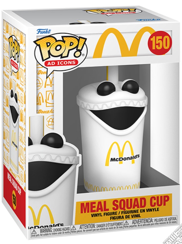 McDonalds: Funko Pop! Ad Icons - Meal Squad Cup (Vinyl Figure 150) gioco di FUPC