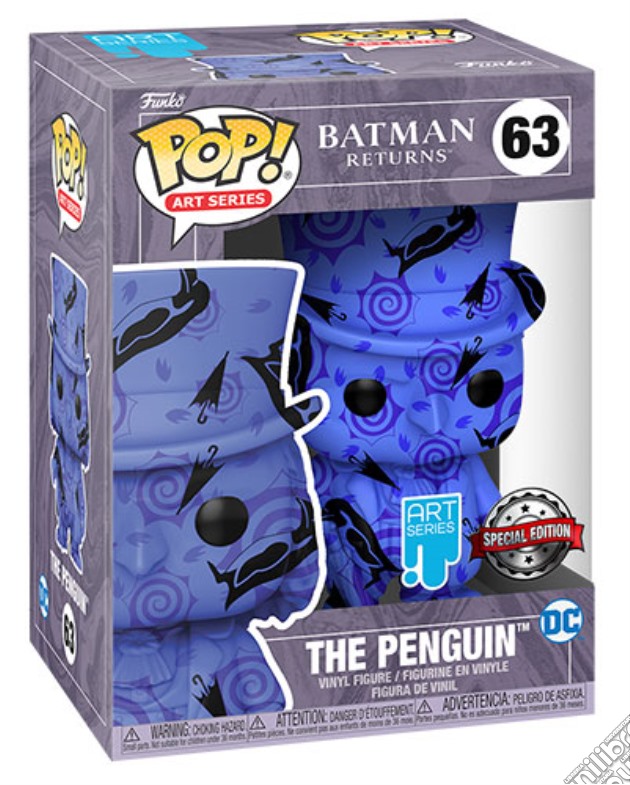 Dc Comics: Funko Pop! Art Series - Batman Returns - The Penguin (Vinyl Figure 63) gioco di FUPS