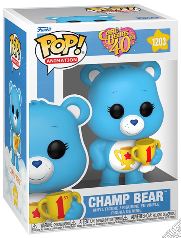 Care Bears: Funko Pop! Animation - 40Th Anniversary - Champ Bear (Vinyl Figure 1203) gioco di FUPC