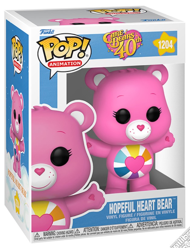 Care Bears: Funko Pop! Animation - 40Th Anniversary - Hopeful Heart Bear (Vinyl Figure 1204) gioco di FUPC