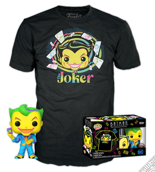 Dc Comics: Funko Pop! & Tee - Joker Tg. L gioco di FUTS