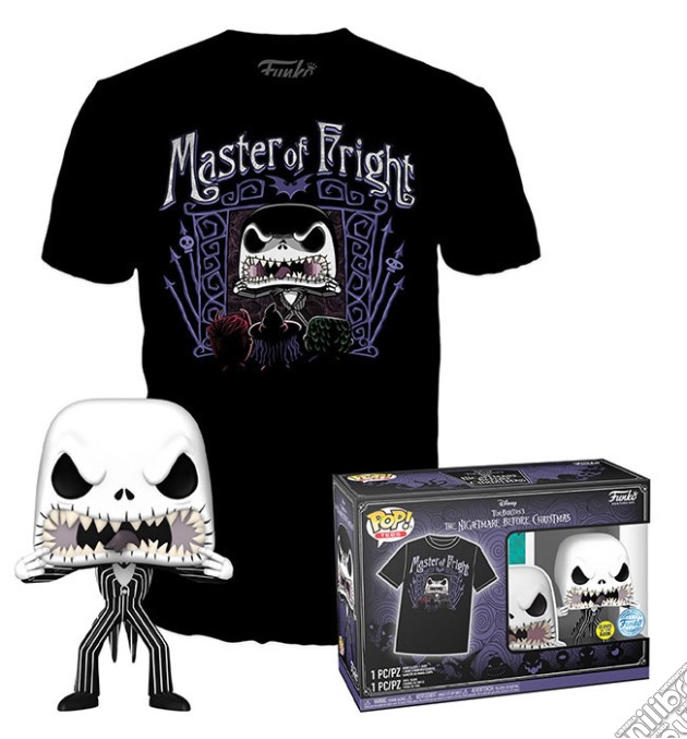 Disney: Funko Pop! Mini Pop! & Tee - Jack Skellington (Tg. M) gioco di FUTS