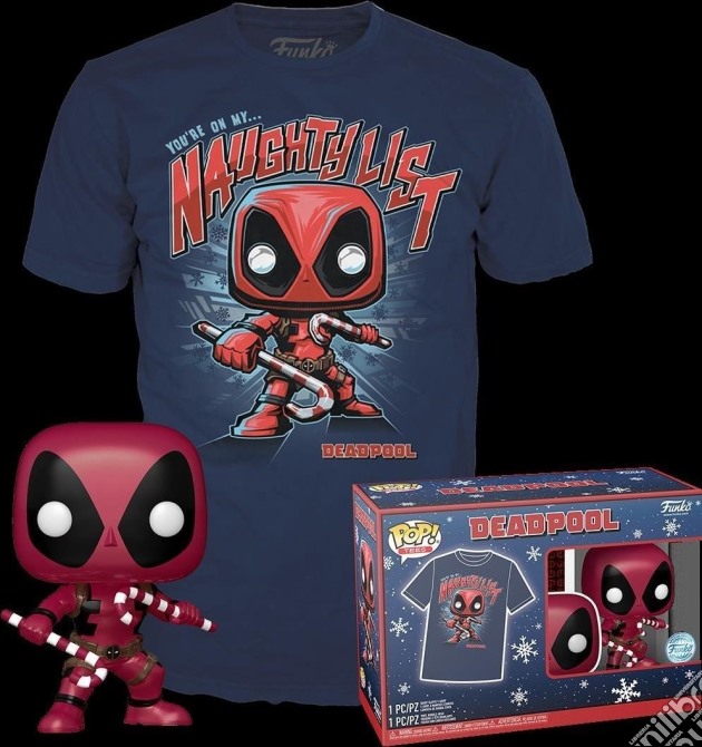 Marvel: Funko Pop! & Tee - Deadpool Hld Tg. M gioco di FUTS