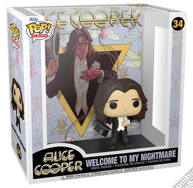 Alice Cooper: Funko Pop! Albums - Welcome To My Nightmare (Vinyl Figure 34) gioco di FUPS