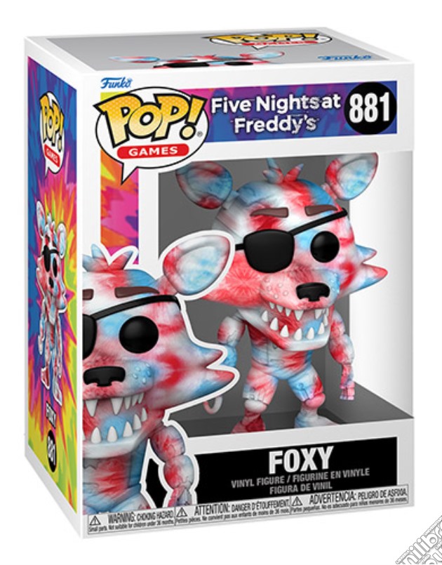 Five Nights At Freddy's: Funko Pop! Games - Tie-dye - Foxy (Vinyl Figure 881) gioco di FUPC
