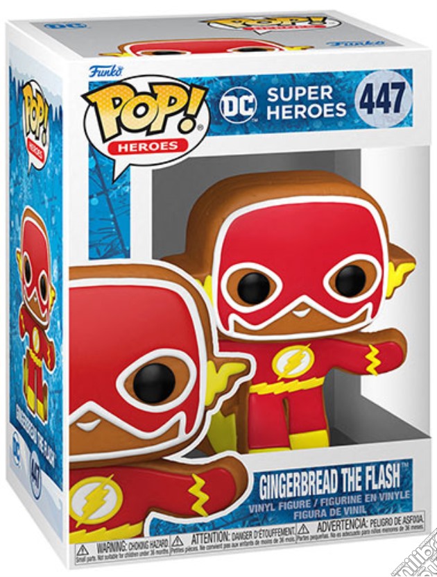 Dc Comics: Funko Pop! Heroes - Super Heroes - Gingerbread The Flash (Vinyl Figure 447) gioco di FUPC