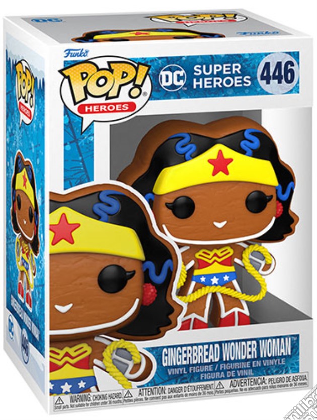 Dc Comics: Funko Pop! Heroes - Super Heroes - Gingerbread Wonder Woman (Vinyl Figure 446) gioco di FUPC
