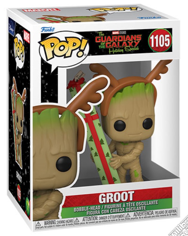 Marvel: Funko Pop! - Guardians Of The Galaxy - Holiday Special - Groot (Vinyl Figure 1105) gioco di FUPC