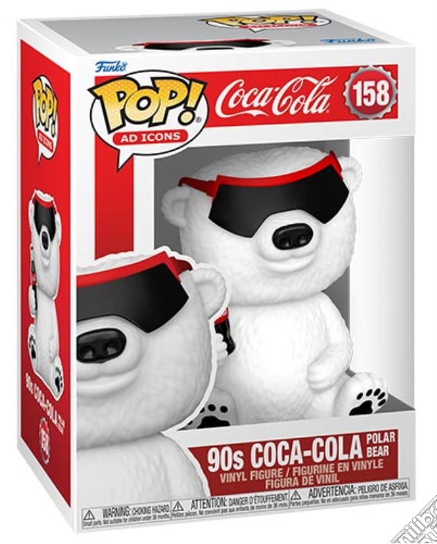 Ad Icons: Funko Pop! - Coca-Cola - 90s Polar Bear (Vinyl Figure 158) gioco di FUPC
