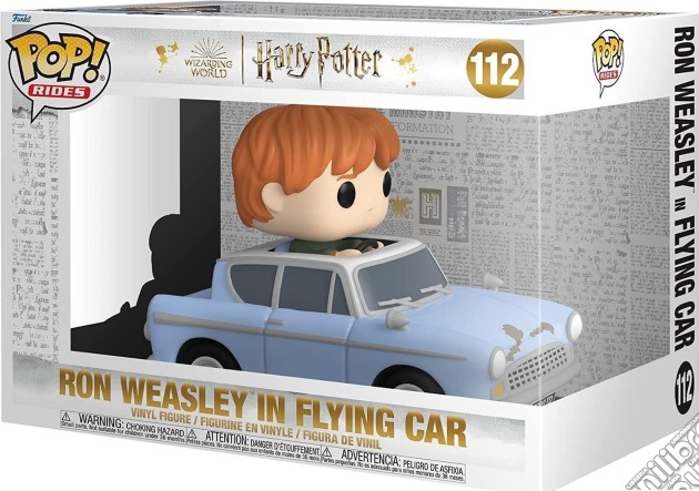 Harry Potter: Funko Pop! Rides - Ron Weasley In Fliyng Car (Vinyl Figure 112) gioco di FUPS