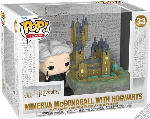 Harry Potter: Funko Pop! Town - Minerva McGonagall With Hogwarts (Vinyl Figure 33) gioco di FUPS