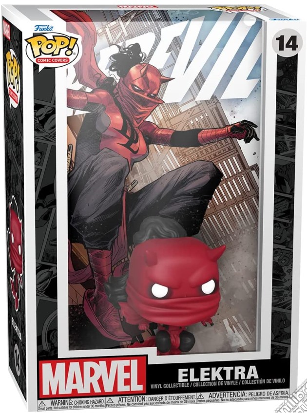 Marvel: Funko Pop! Comic Covers - Daredevil - Elektra (Vinyl Figure 14) gioco di FUPS