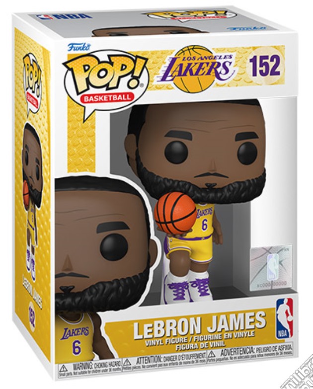 Basketball: Nba - Funko Pop! Basketball - Lakers - Lebron James #6 (Vinyl Figure 152) gioco di FUPC