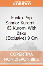 Funko Pop Sanrio: Kuromi - 63 Kuromi With Baku (Exclusive) 9 Cm giochi