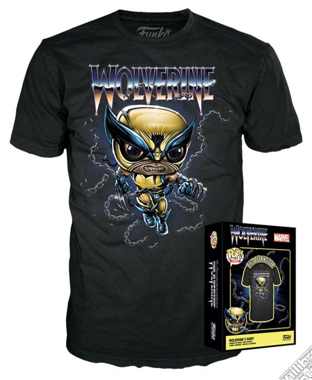 Marvel: Funko Pop! Boxed Tee - Wolverine Tg. M gioco di FUTS