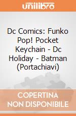 Dc Comics: Funko Pop! Pocket Keychain - Dc Holiday - Batman (Portachiavi)