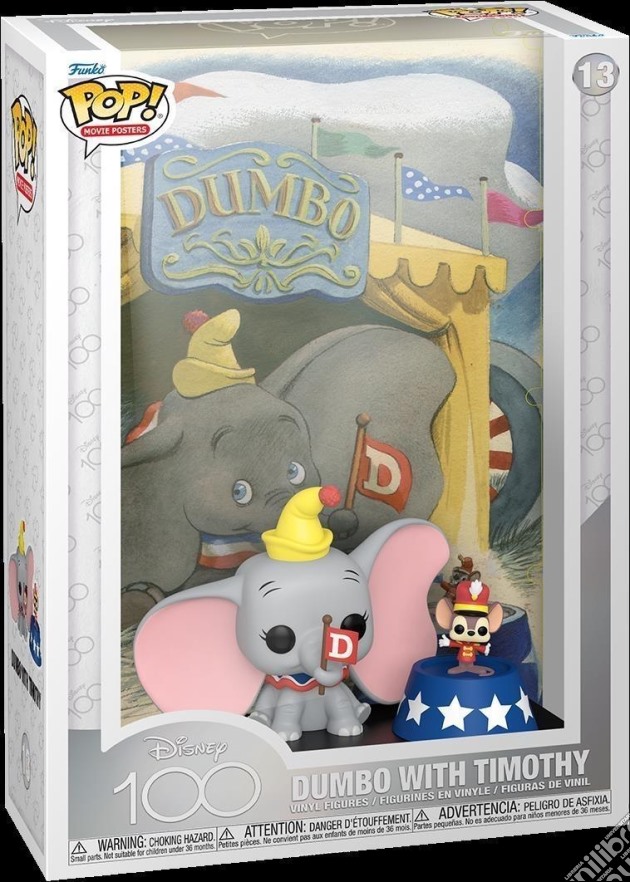 Disney: Funko Pop! Movie Posters - 100 - Dumbo With Timothy (Vinyl Figure 13) gioco
