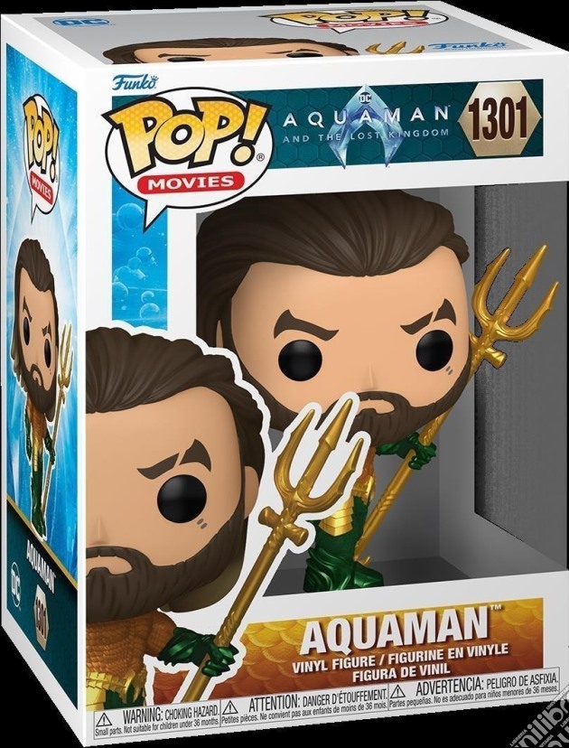 Dc Comics: Funko Pop! Movies - Aquaman And The Lost Kingdom - Aquaman Hero Suit (Vinyl Figure 1301) gioco