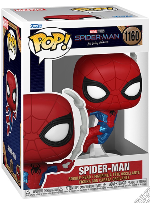 Marvel: Funko Pop! - Spider-Man No Way Home S3 - Spider-Man Finale Sui (Vinyl Figure 1160) gioco di FUPC