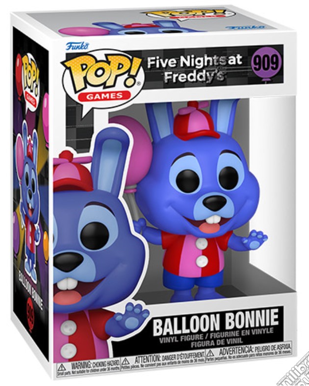 Five Nights At Freddy's: Funko Pop! Games - Balloon Bonnie (Vinyl Figure 909) gioco di FUPC