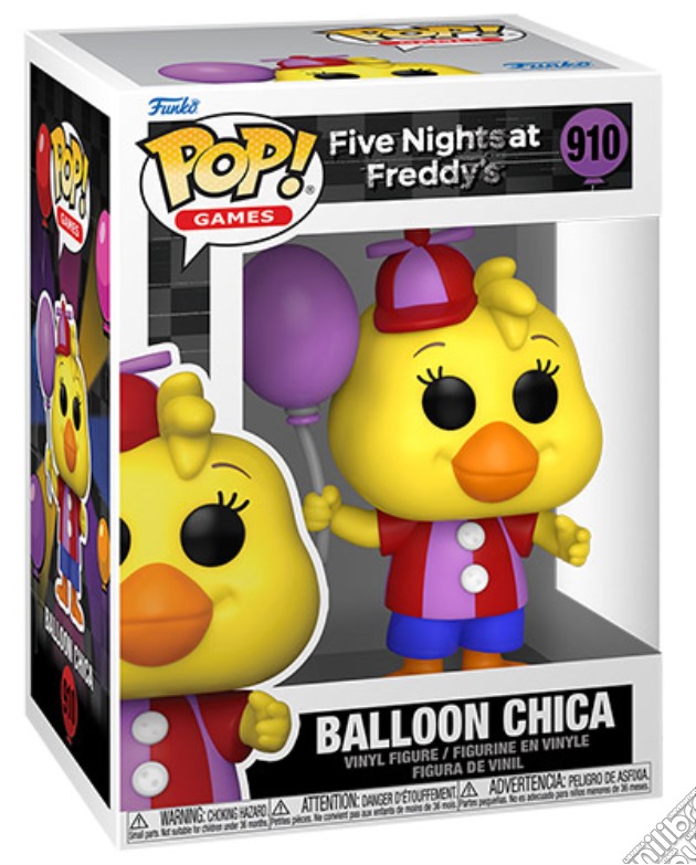 Five Nights At Freddy's: Funko Pop! Games - Balloon Chica (Vinyl Figure 910) gioco di FUPC