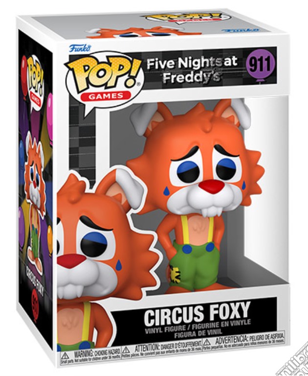 Five Nights At Freddy's: Funko Pop! Games - Circus Foxy (Vinyl Figure 911) gioco di FUPC