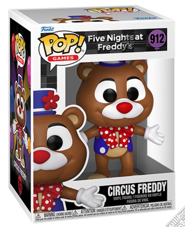 Five Nights At Freddy's: Funko Pop! Games - Circus Freddy (Vinyl Figure 912) gioco di FUPC