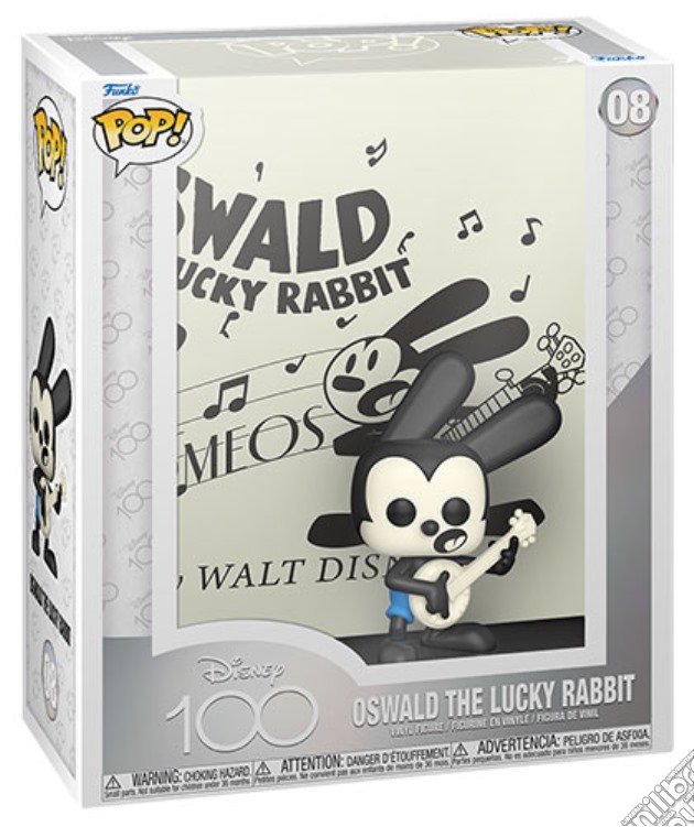 Disney: Funko Pop! Art Cover: 100Th Anniversary - Oswald The Lucky Rabbit (Vinyl Figure 08) gioco