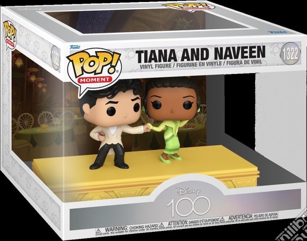 Disney: Funko Pop! Moments - 100Th Anniversary - Tiana And Naveen (Vinyl Figure 1322) gioco