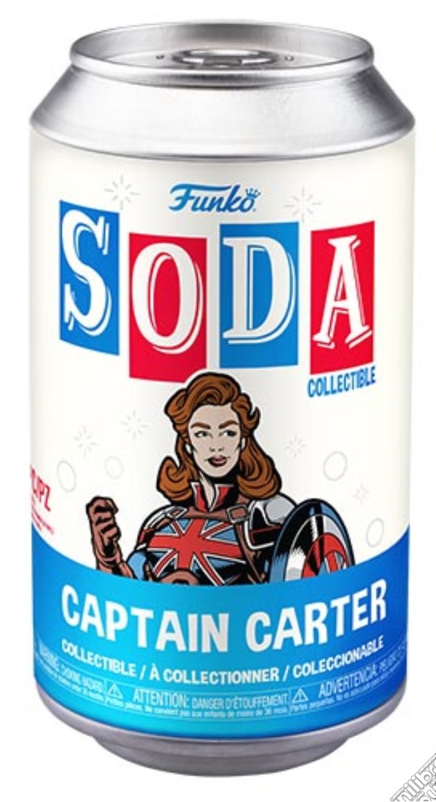 Marvel: Funko Pop! Soda - What If - Captain Carter w/CH gioco di FUSO