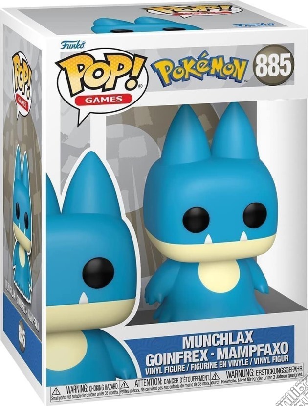 Pokemon: Funko Pop! Games - Munchlax (Vinyl Figure 885) gioco di FUPC