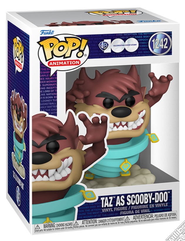 FUNKO POP Warner 100th Taz As Scooby-Doo 1242 gioco di FUPC