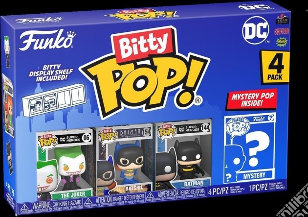 Dc Comics: Funko Pop! Bitty POP - The Joker 4PK gioco
