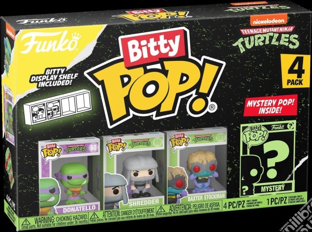 Teenage Mutant Ninja Turtles: Funko Pop! Bitty Pop - Donatello (4 Pk) gioco