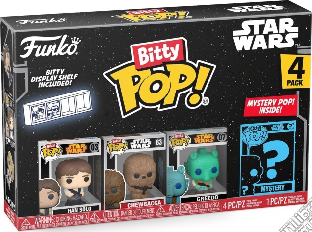 Star Wars: Funko Pop! Bitty Pop - Han Solo 4PK gioco