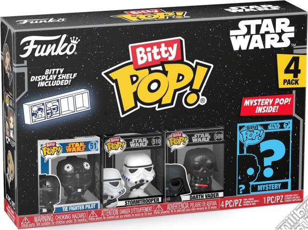 Star Wars: Funko Pop! Bitty Pop - Darth Vader 4PK gioco