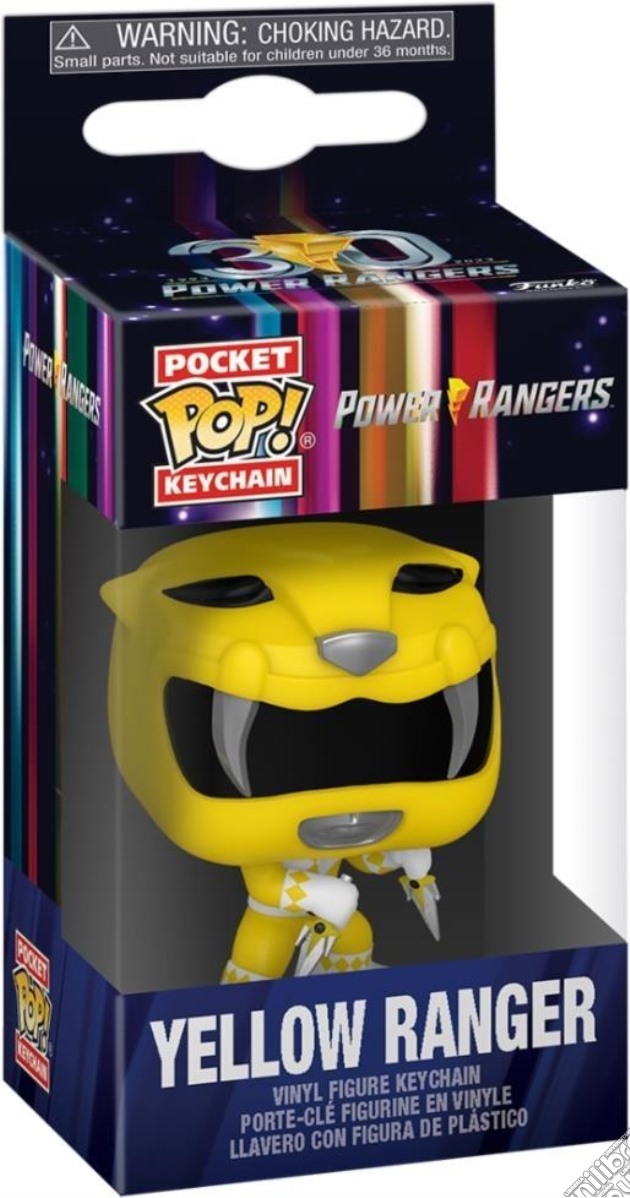 Mighty Morphin' Power Rangers: Funko Pop! Keychain - Yellow Ranger (Portachiavi) gioco