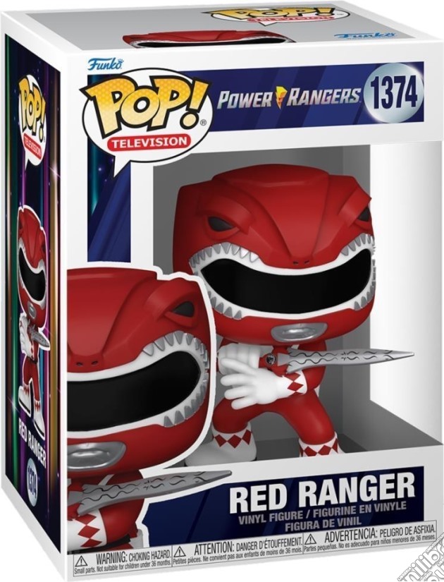 Mighty Morphin' Power Rangers: Funko Pop! Television - Red Ranger (Vinyl Figure 1374) gioco